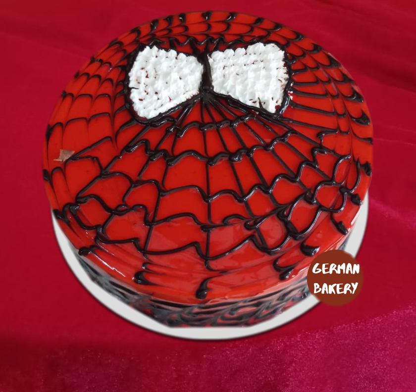 Chocolate Cake Spiderman