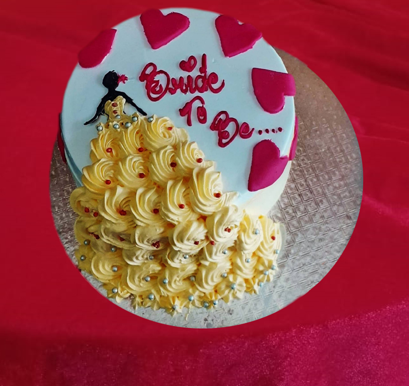 Vannila Cake for Bride to be