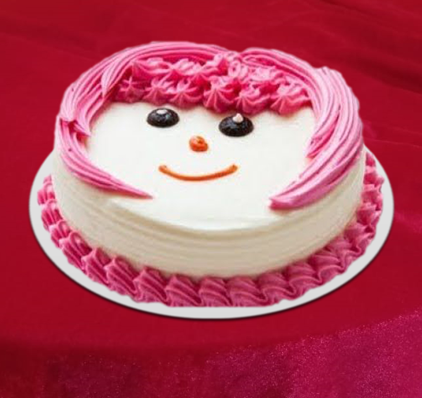 Vanilla Cake design for Kids