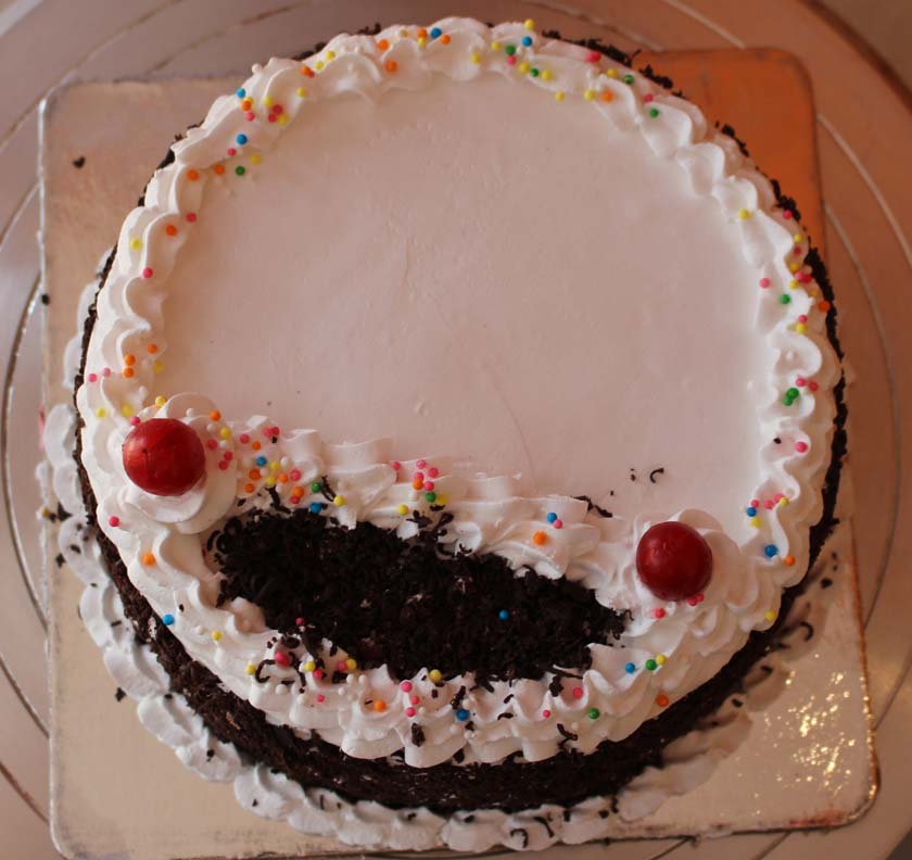 Black Forest Cake with Cherry