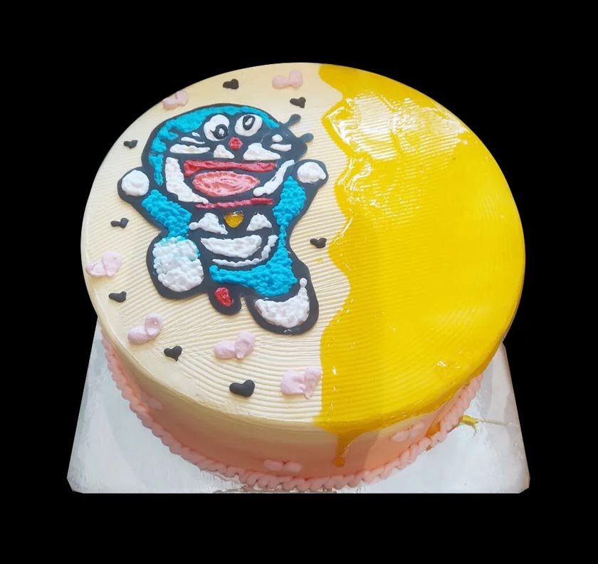 Doremon Design Cake Vanilla Flavour