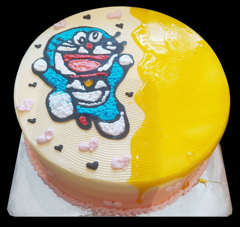 Doremon Design Cake Vanilla Flavour