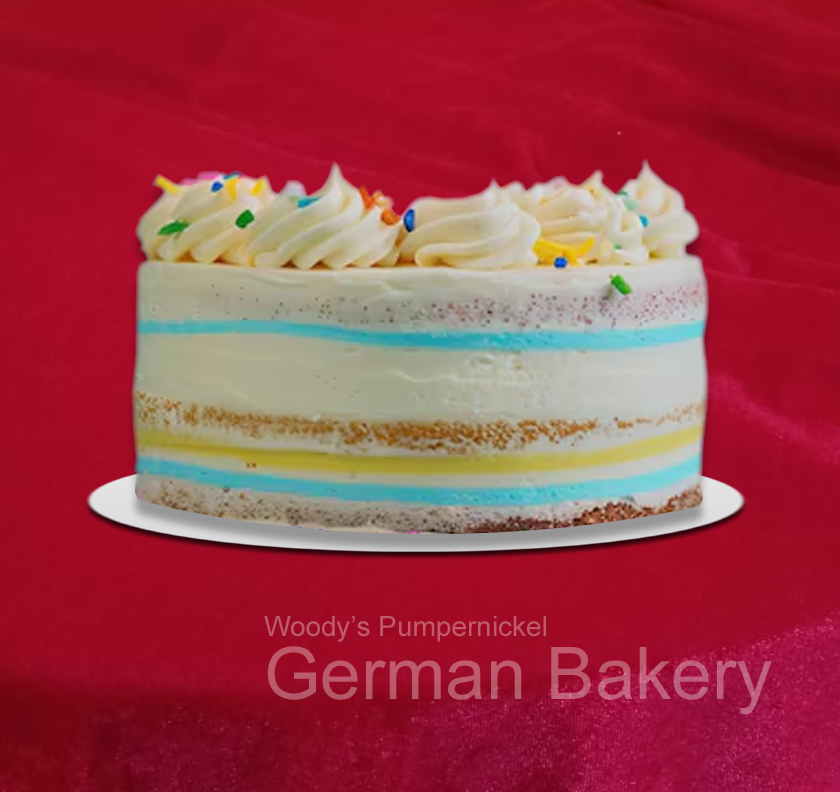 Vanilla Colourful Cake