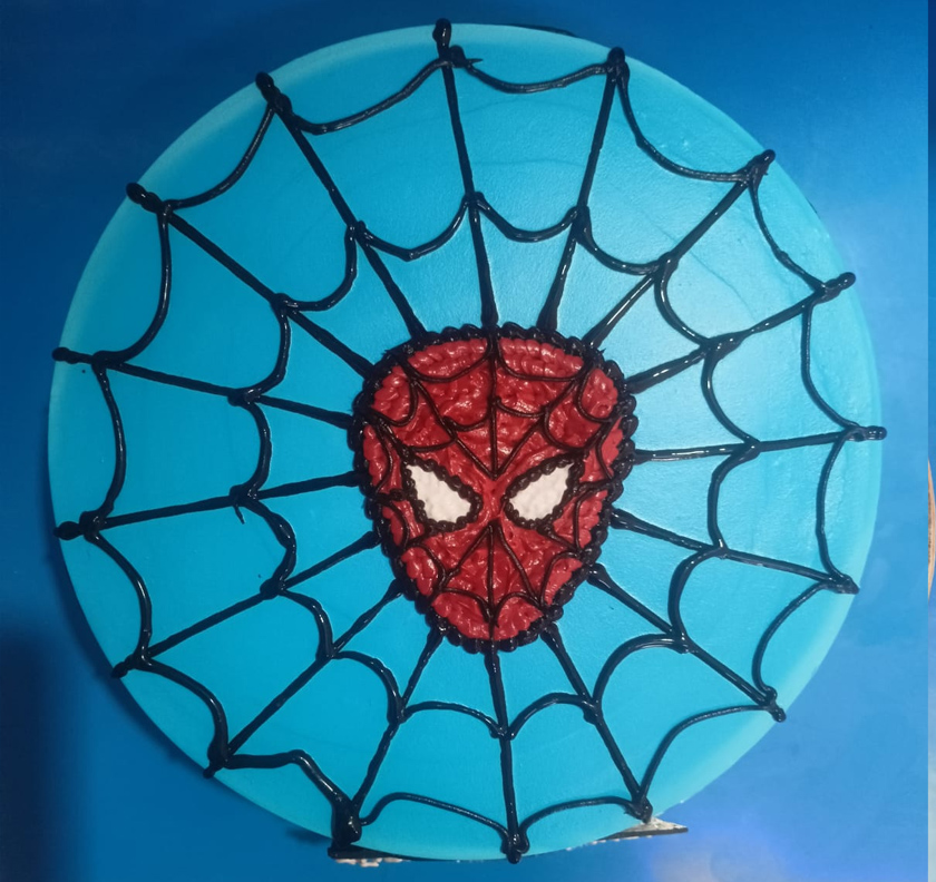 Blue Berry Cake Spider Man