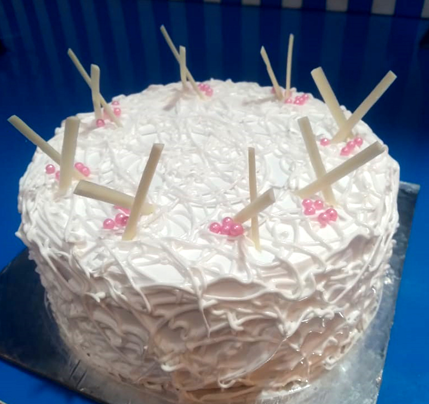 White Forest Cake Net Design