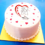 White Forest Mothers Day Cake