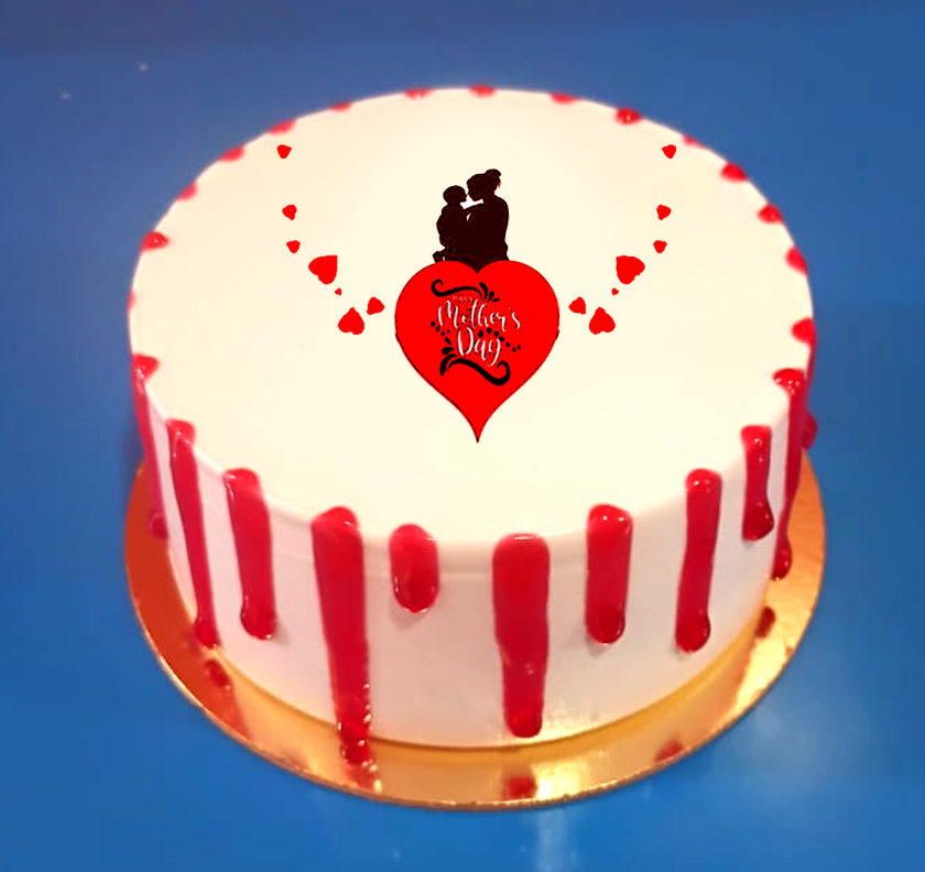 Mothers Day Strawberry Cake