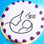 Mothers Day Cake in Blueberry